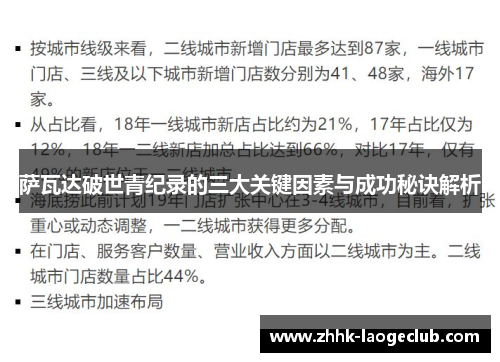 萨瓦达破世青纪录的三大关键因素与成功秘诀解析 萨瓦达破世青纪录的三大关键因素与成功秘诀解析